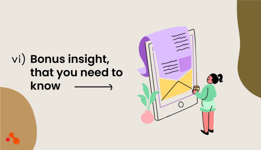Bonus insight, that you need to know