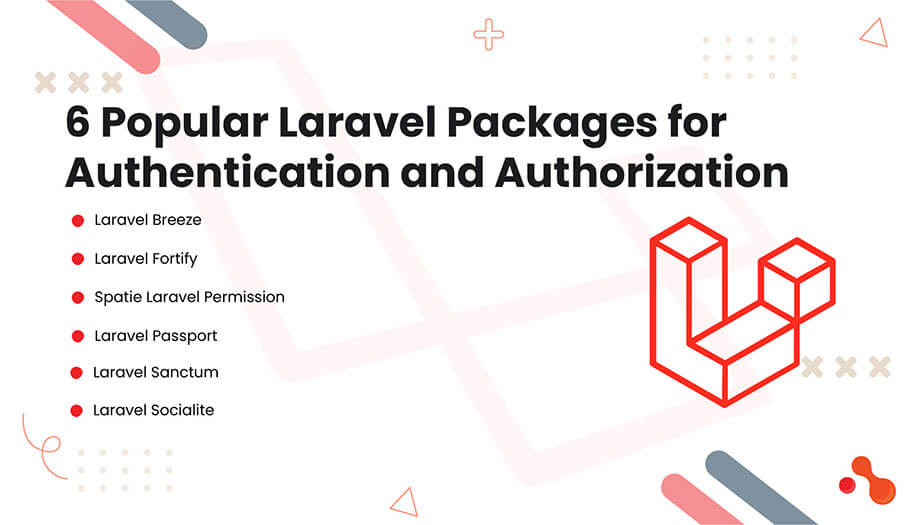 What are some popular Laravel packages for authentication and authorization?