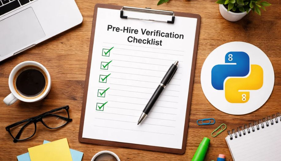 A Quick Pre-Hire Verification Checklist