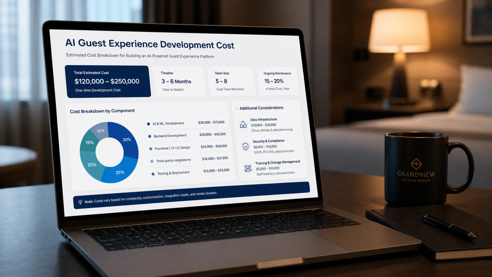 AI Hospitality Development Cost