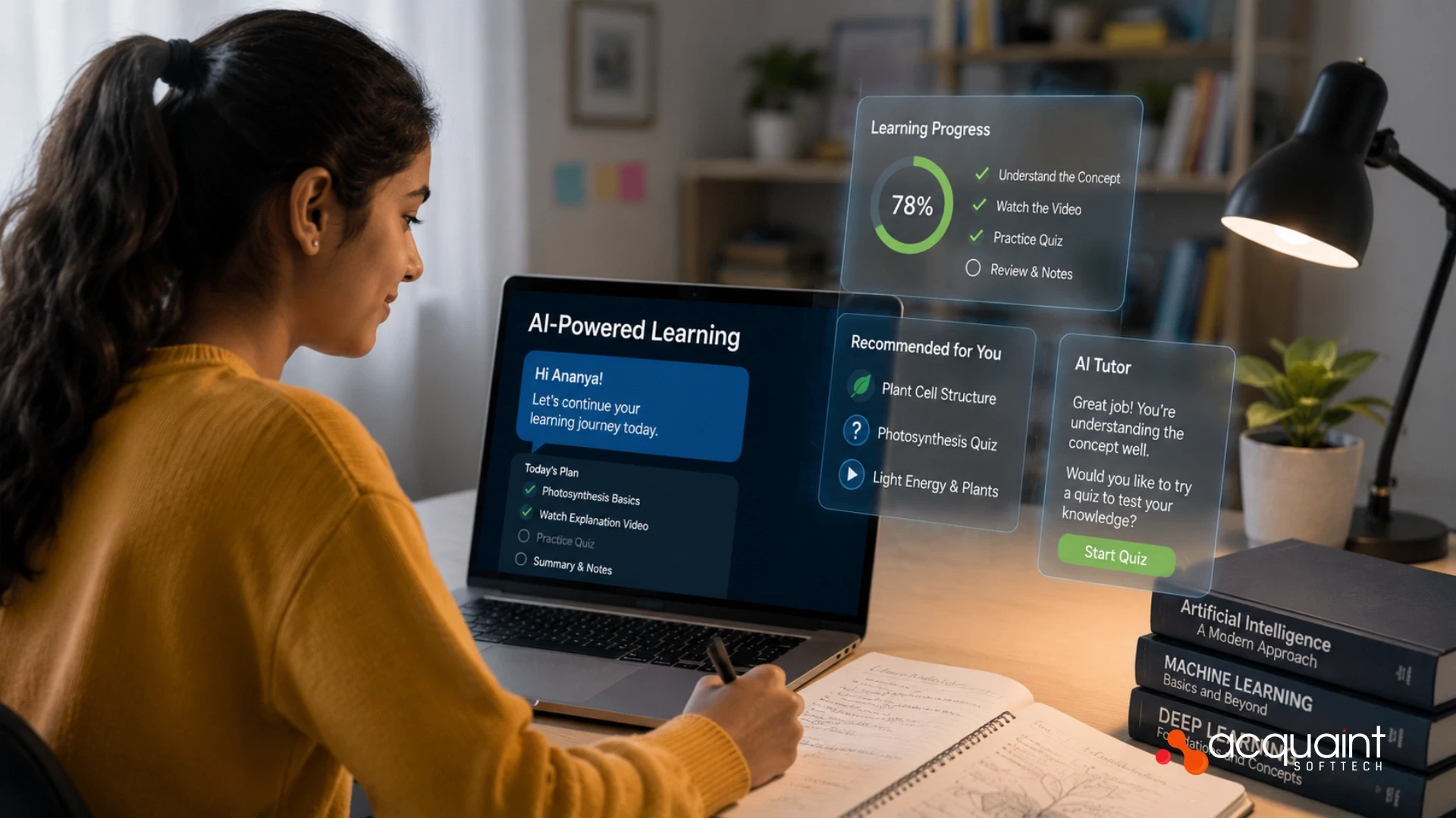 AI-Powered Learning: Adaptive Tutoring, Content Generation, and Intelligent Assessment