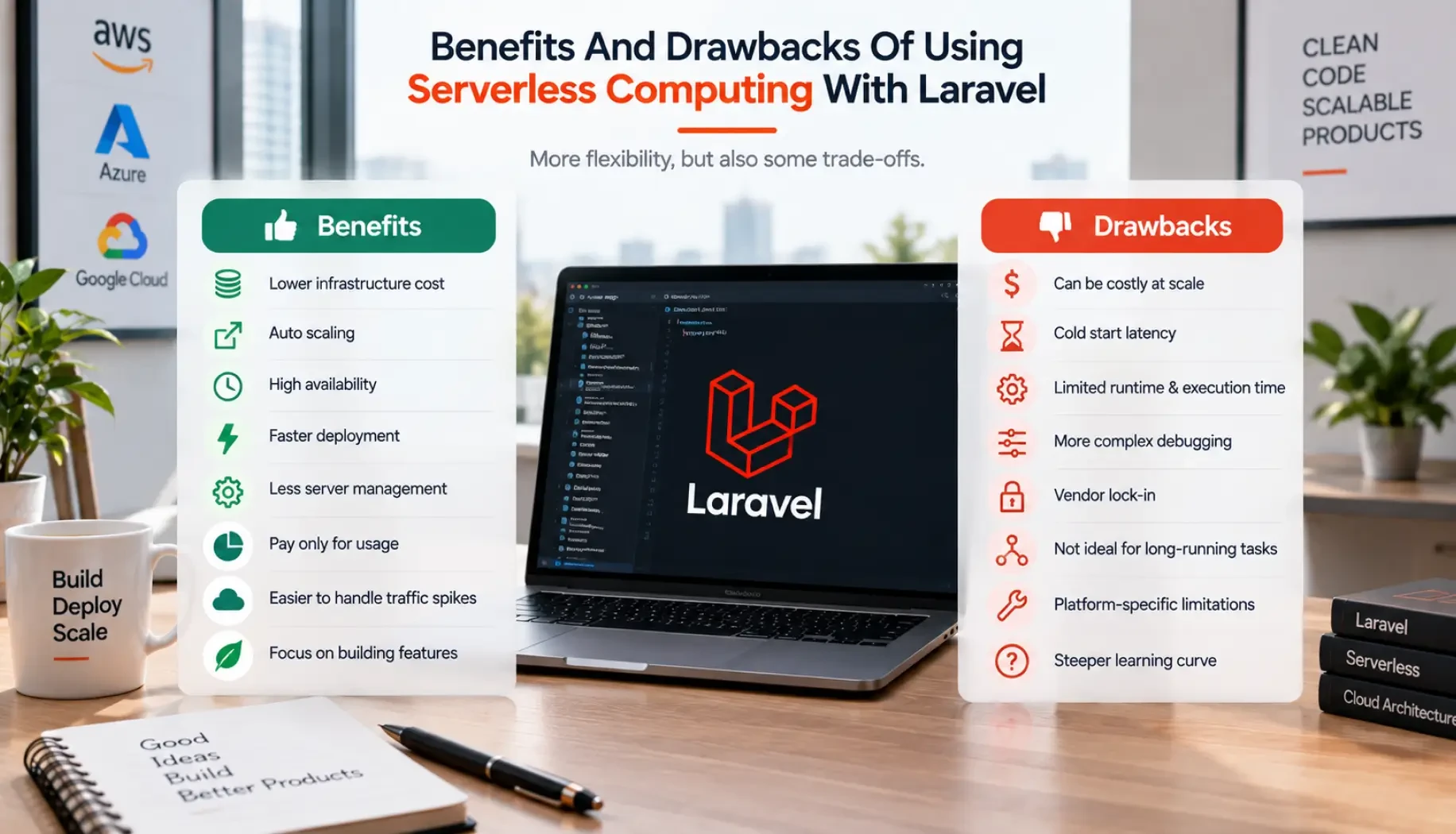 Benefits And Drawbacks Of Using Serverless Computing With Laravel
