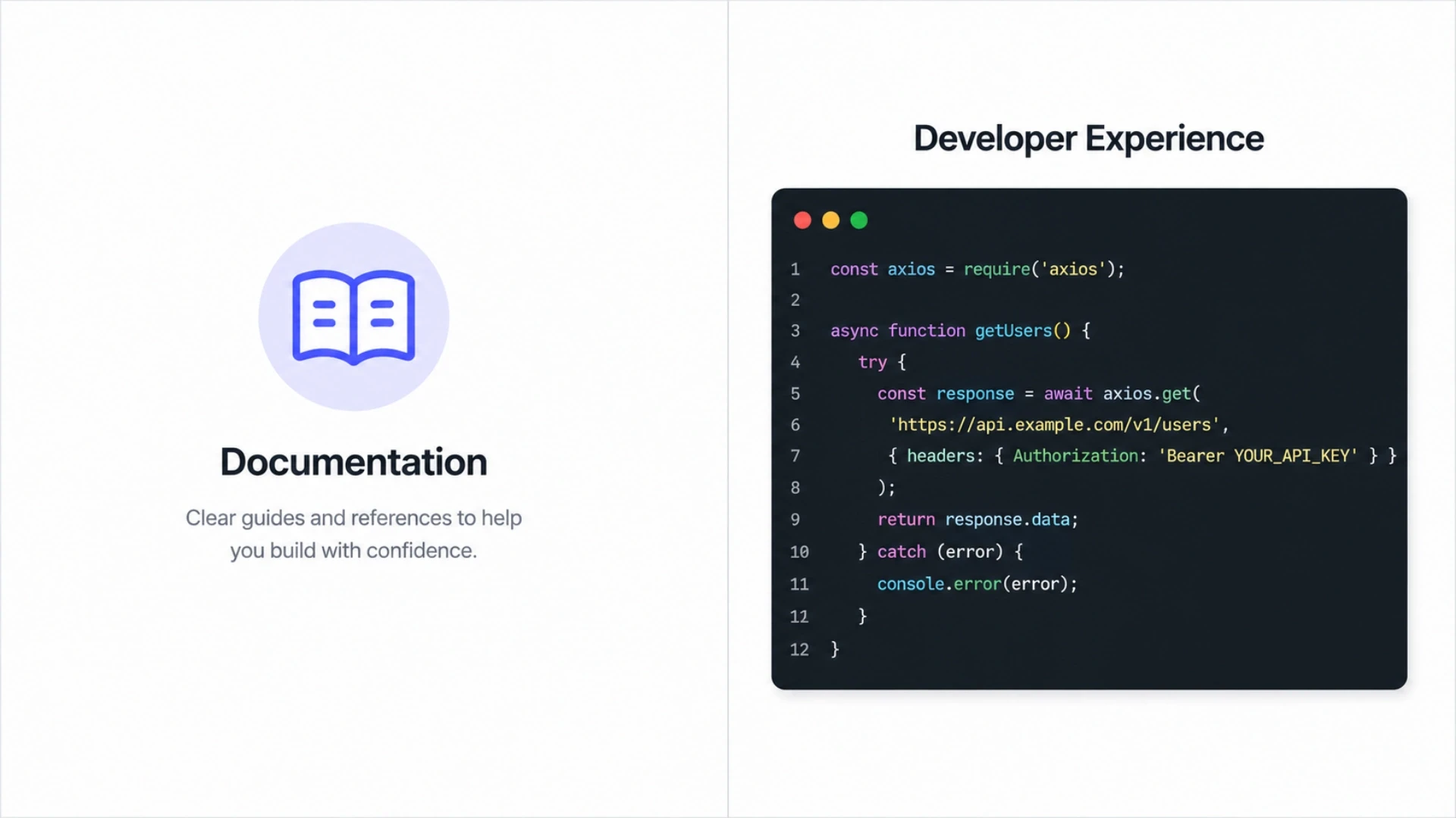 Documentation and Developer Experience