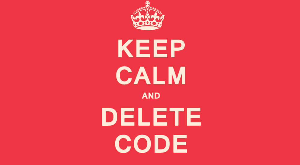 delete code