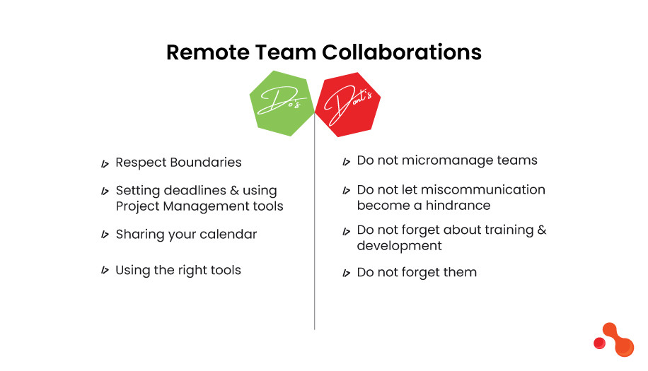Do's of Remote Team Collaborations