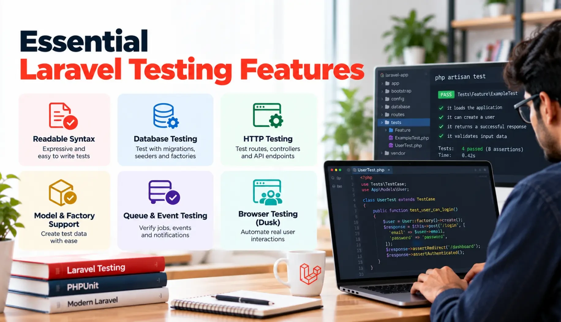 Essential Laravel Testing Features