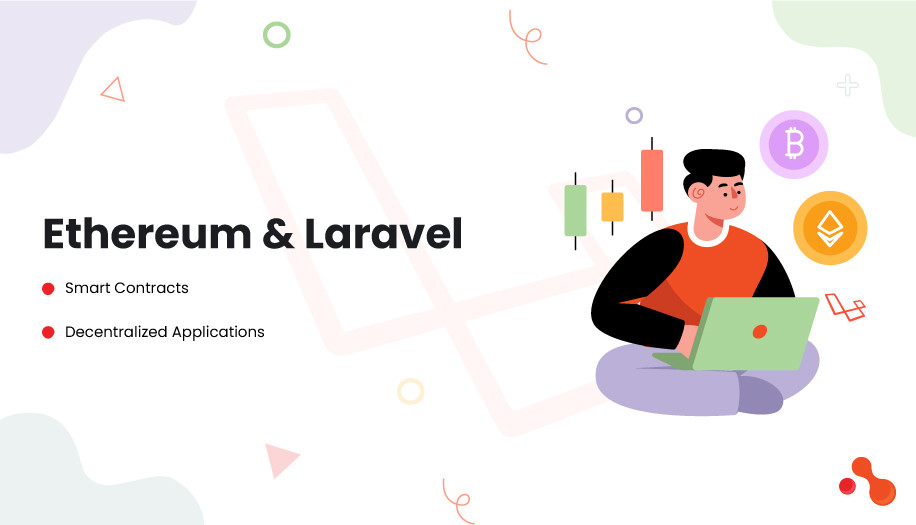 What are some popular blockchain frameworks used with Laravel?