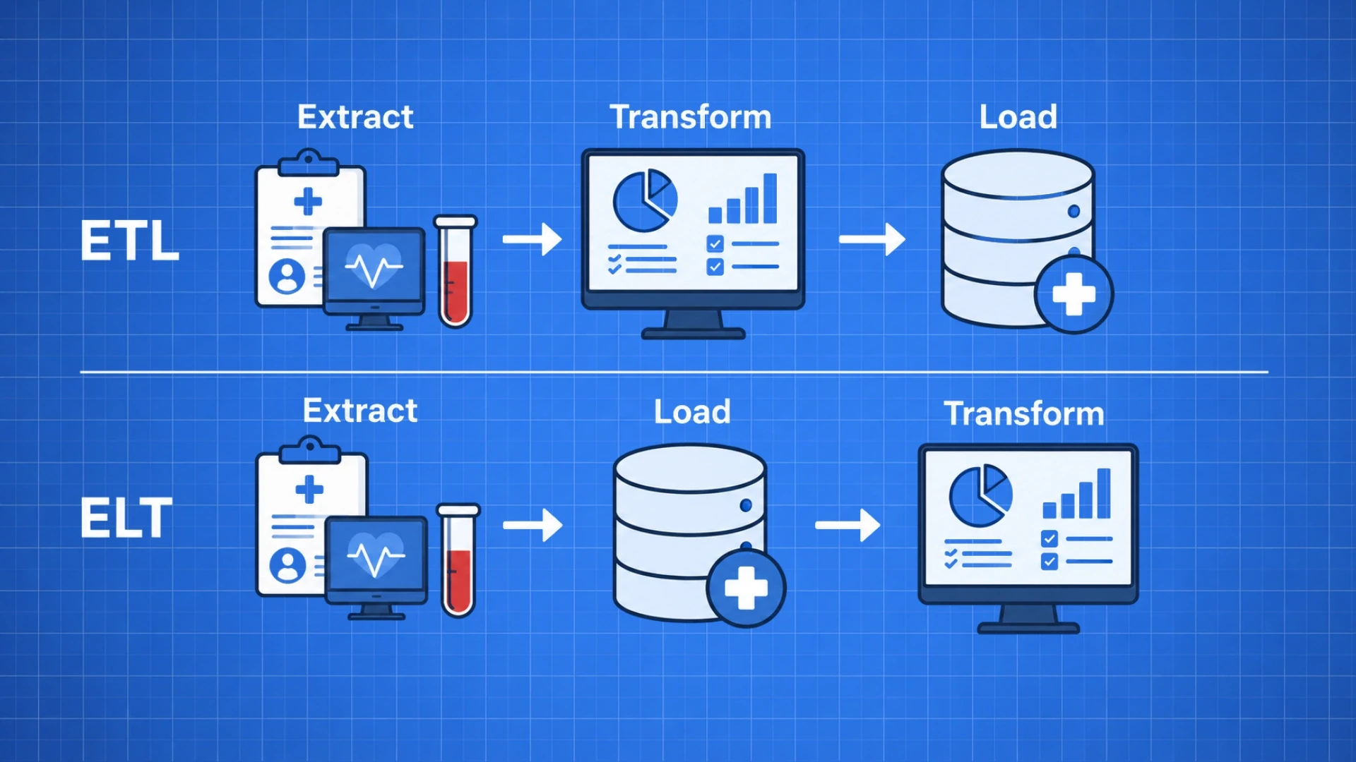 ETL vs ELT for Healthcare: Processing Clinical Data at Scale
