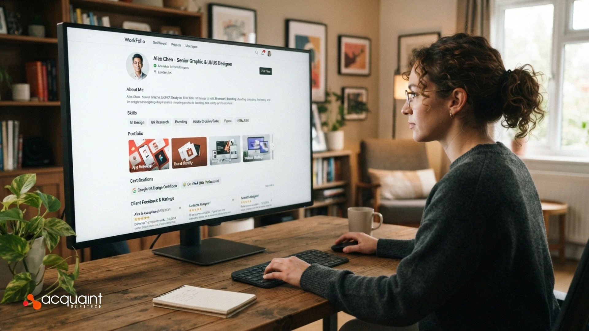 Freelancer Profile and Portfolio System