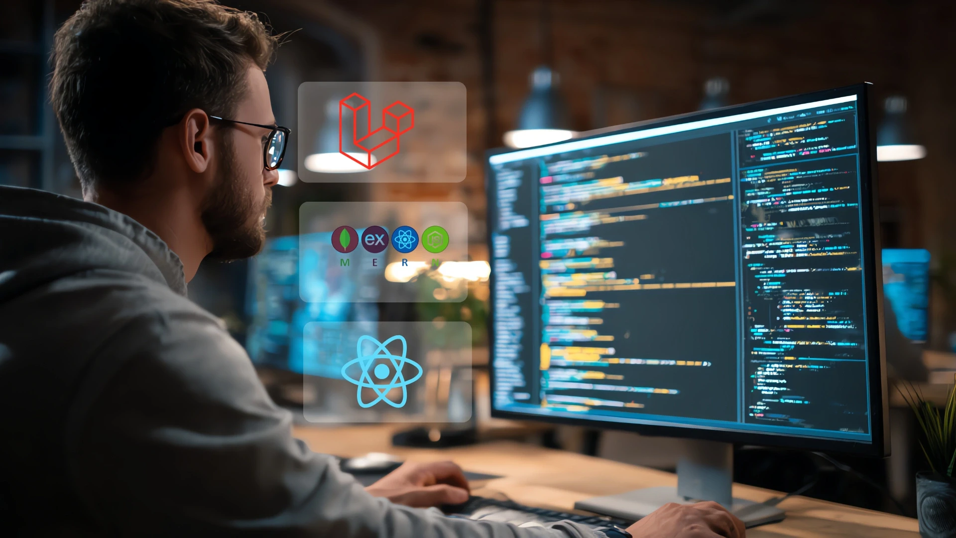Full-stack expertise across Laravel, MERN, and React Native