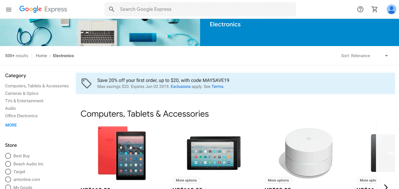 googleexpresselectronics