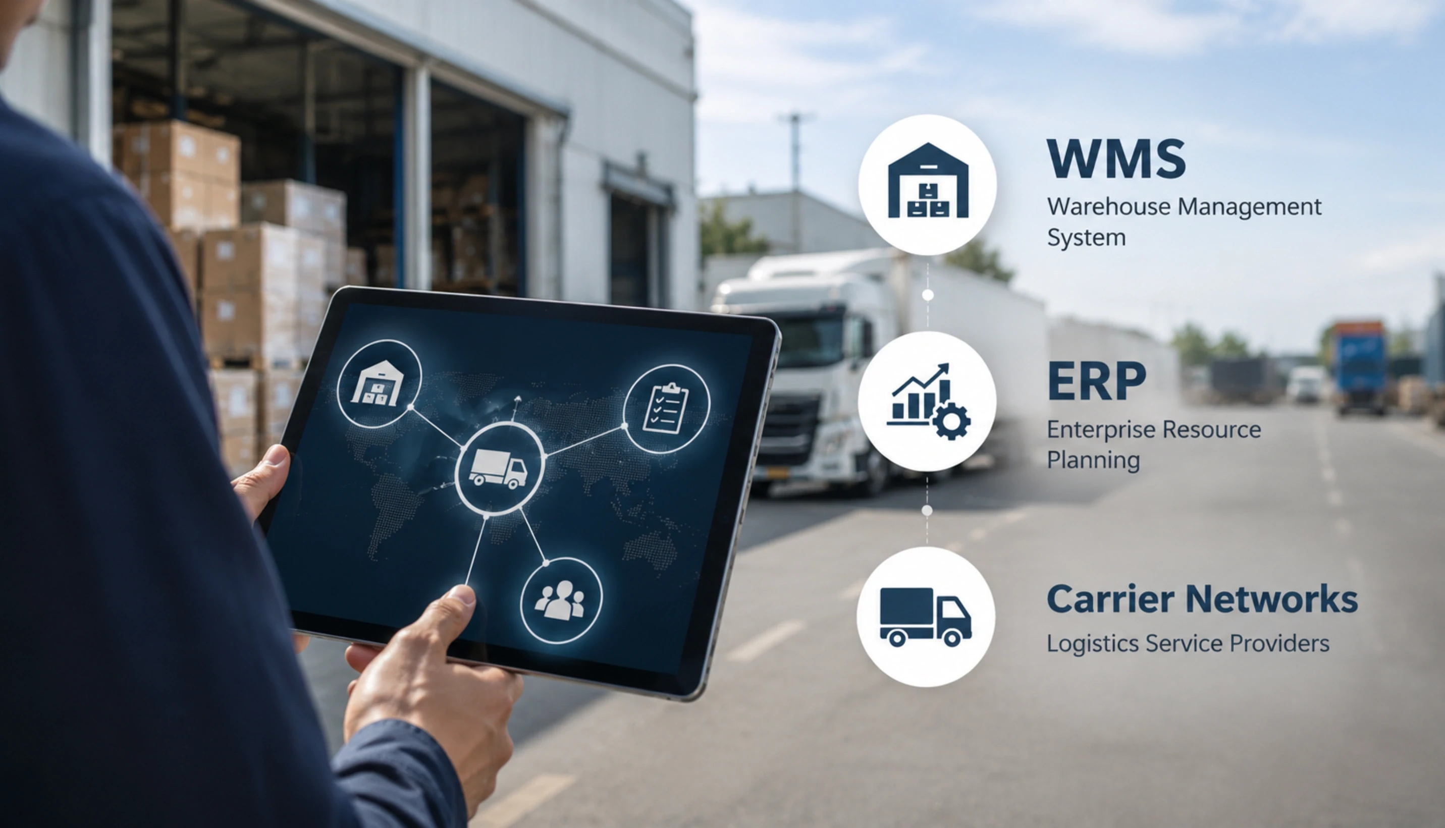How a TMS Integrates With WMS, ERP, and Carrier Networks