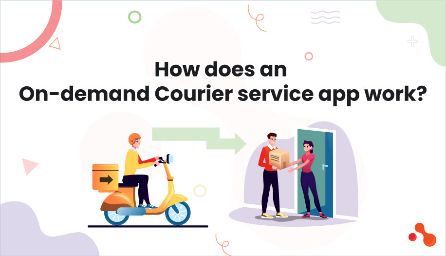 How does an On-demand Courier service app work?