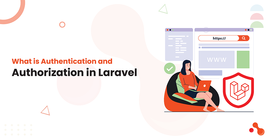 How does Laravel handle authentication and authorization by default?