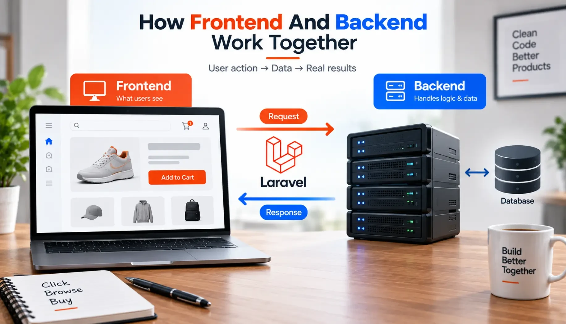 How Frontend And Backend Work Together