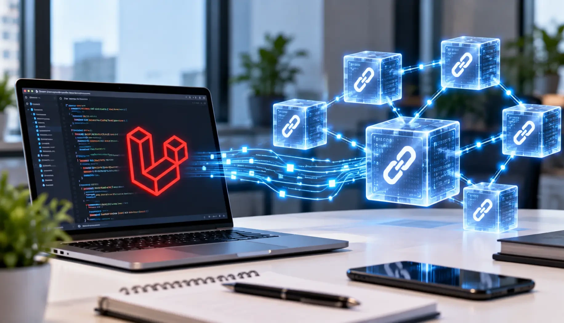 How Laravel Connects To A Blockchain