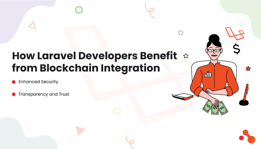 What are some popular blockchain frameworks used with Laravel?