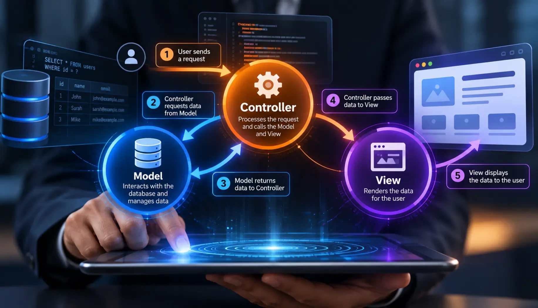 How MVC Works Together (The Request Lifecycle)