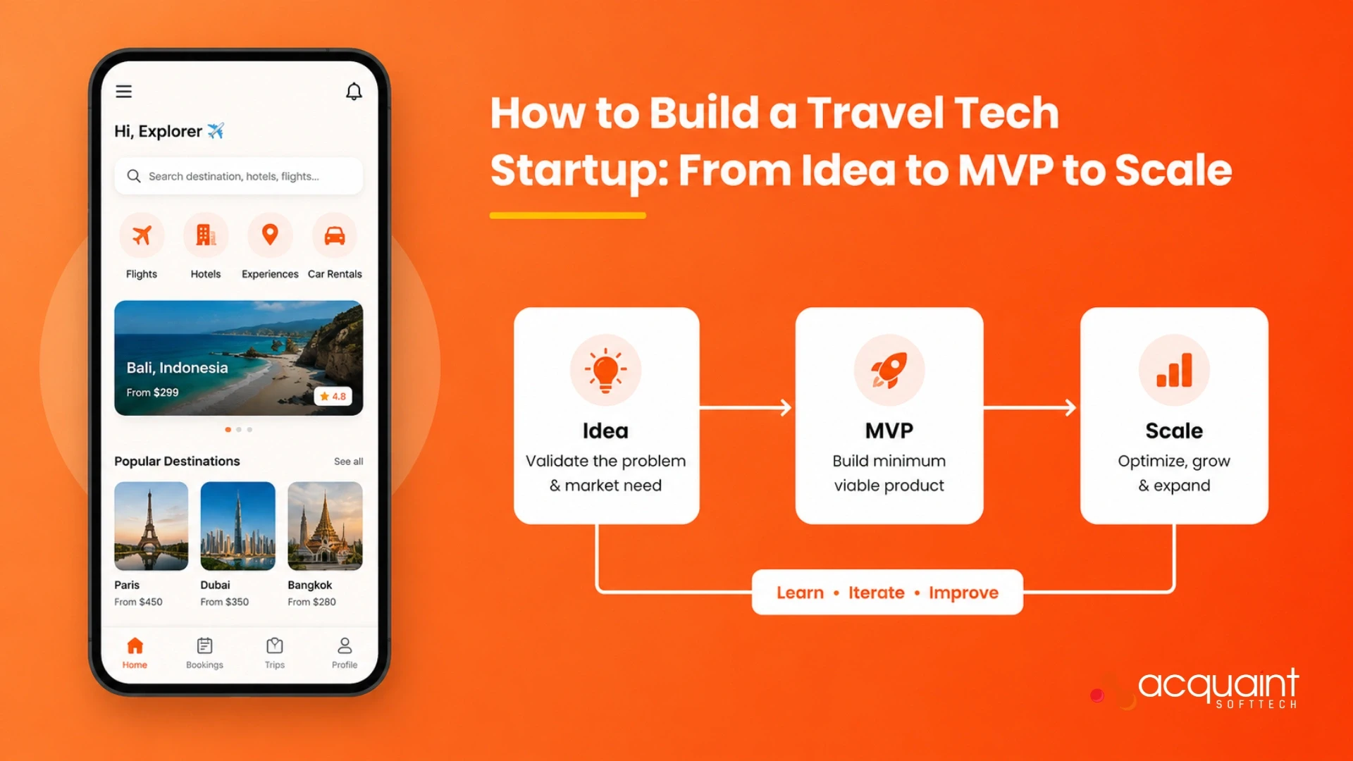 How to Build a Travel Tech Startup: From Idea to MVP to Scale
