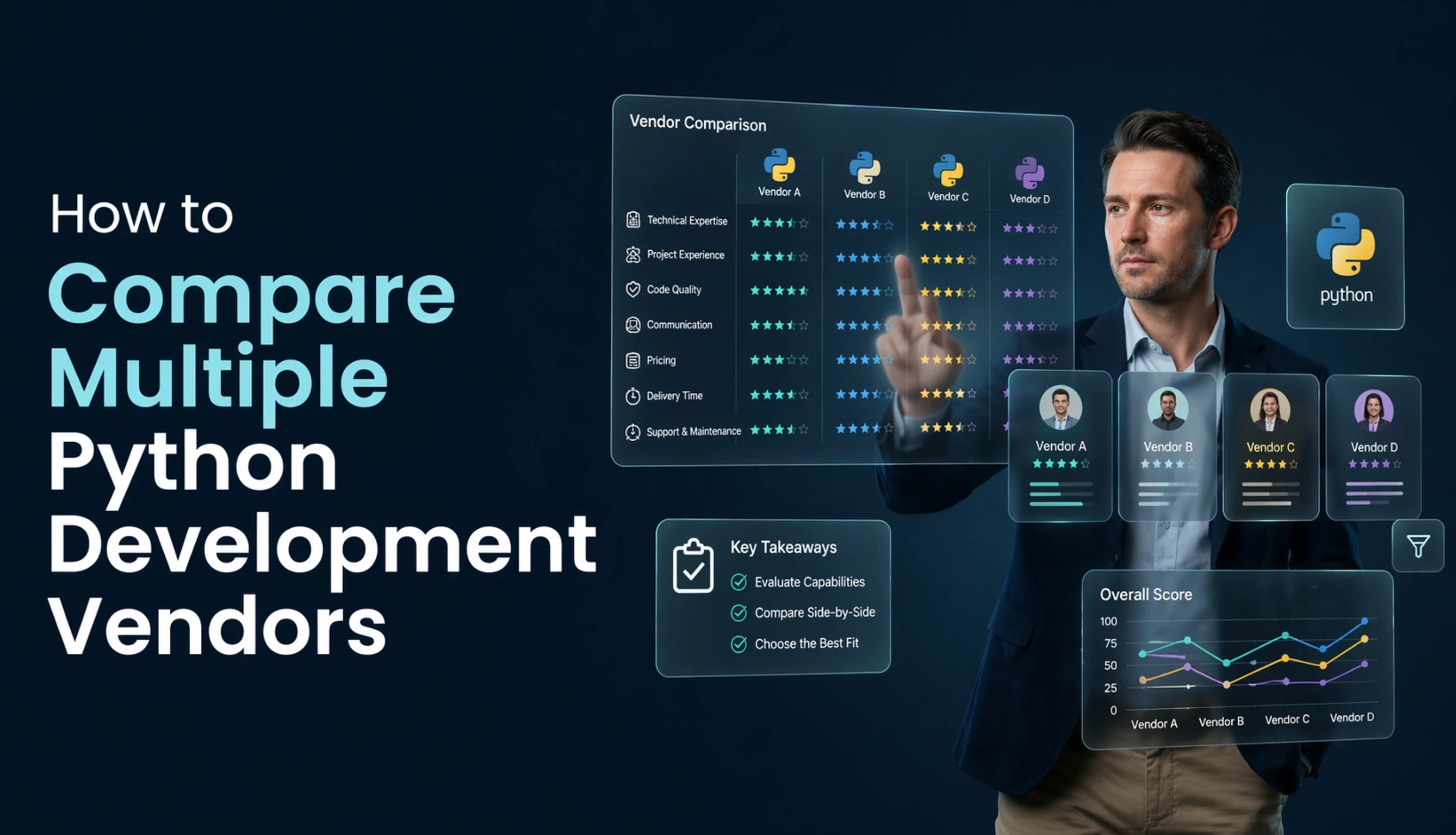How to Compare Multiple Python Development Vendors Side-by-Side