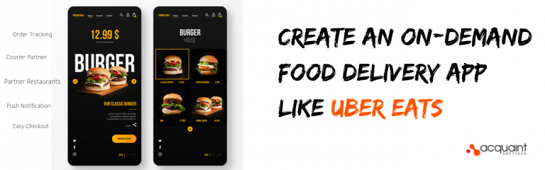 how to create an app like uber eats