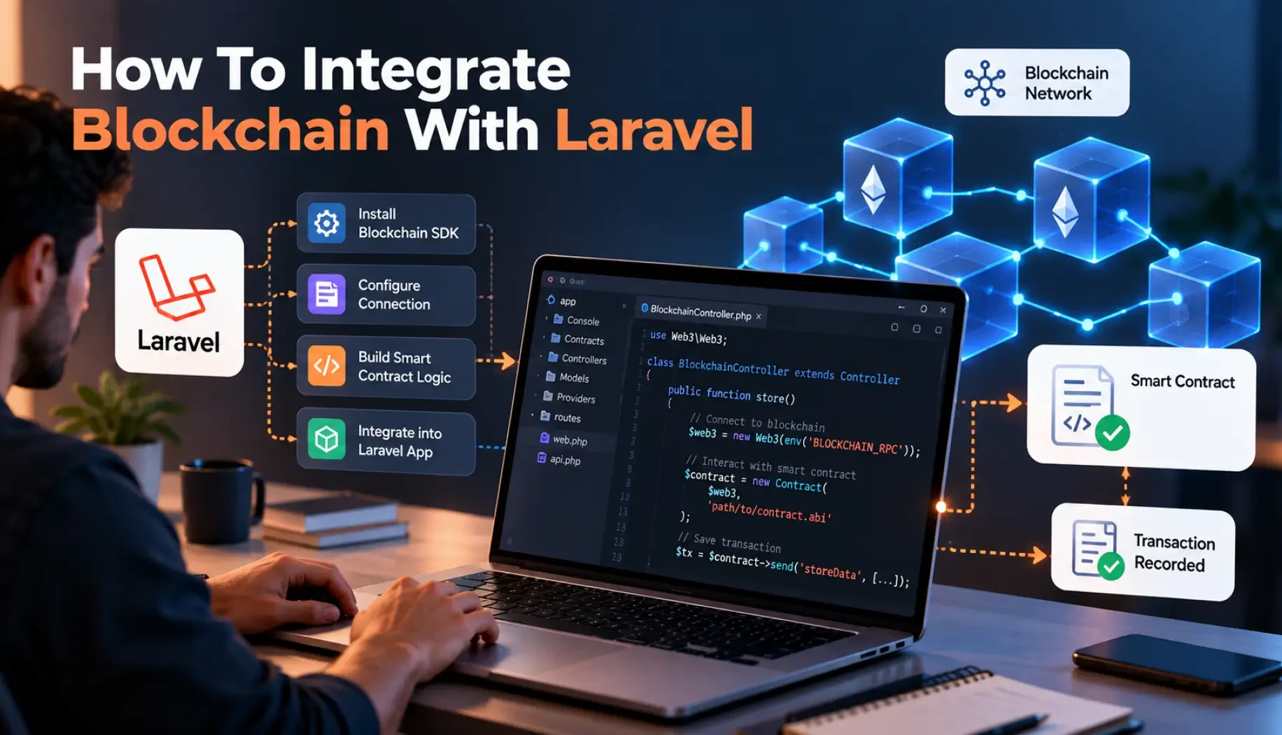 How To Integrate Blockchain With Laravel