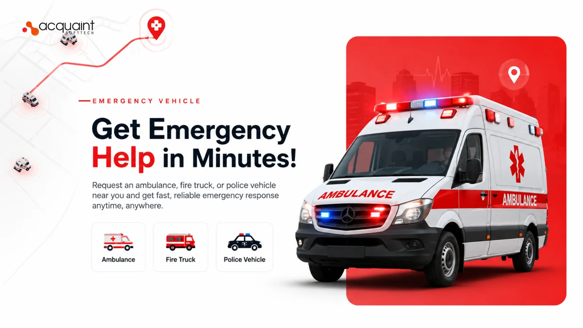 How to make an emergency vehicle website?