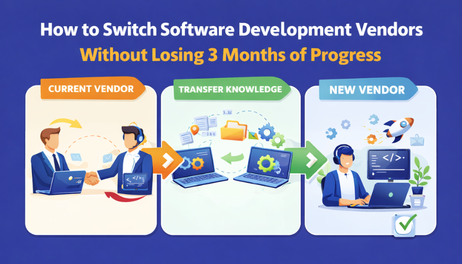 How to Switch Software Development Vendors Without Losing 3 Months of Progress