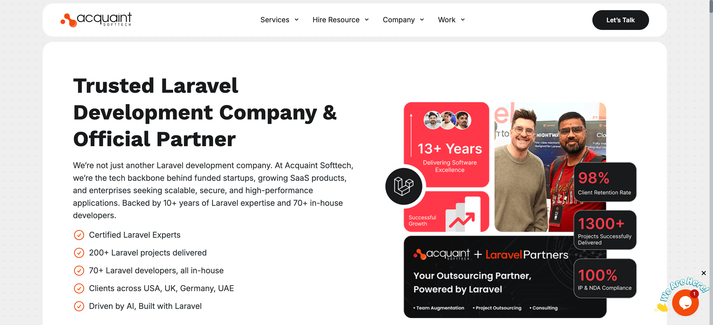 official laravel partner and laravel development comapny