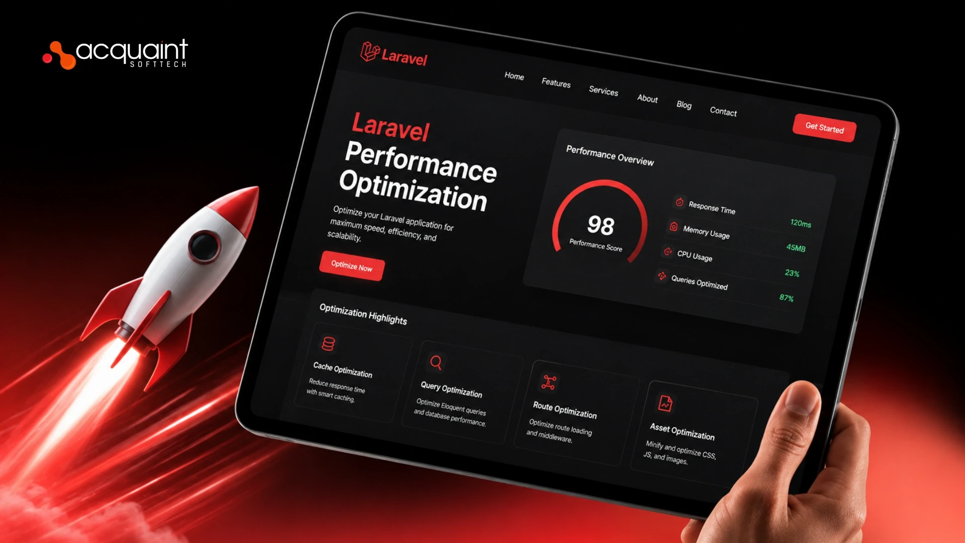 Laravel Performance Optimization: How to Scale a Laravel App for Real Business Traffic