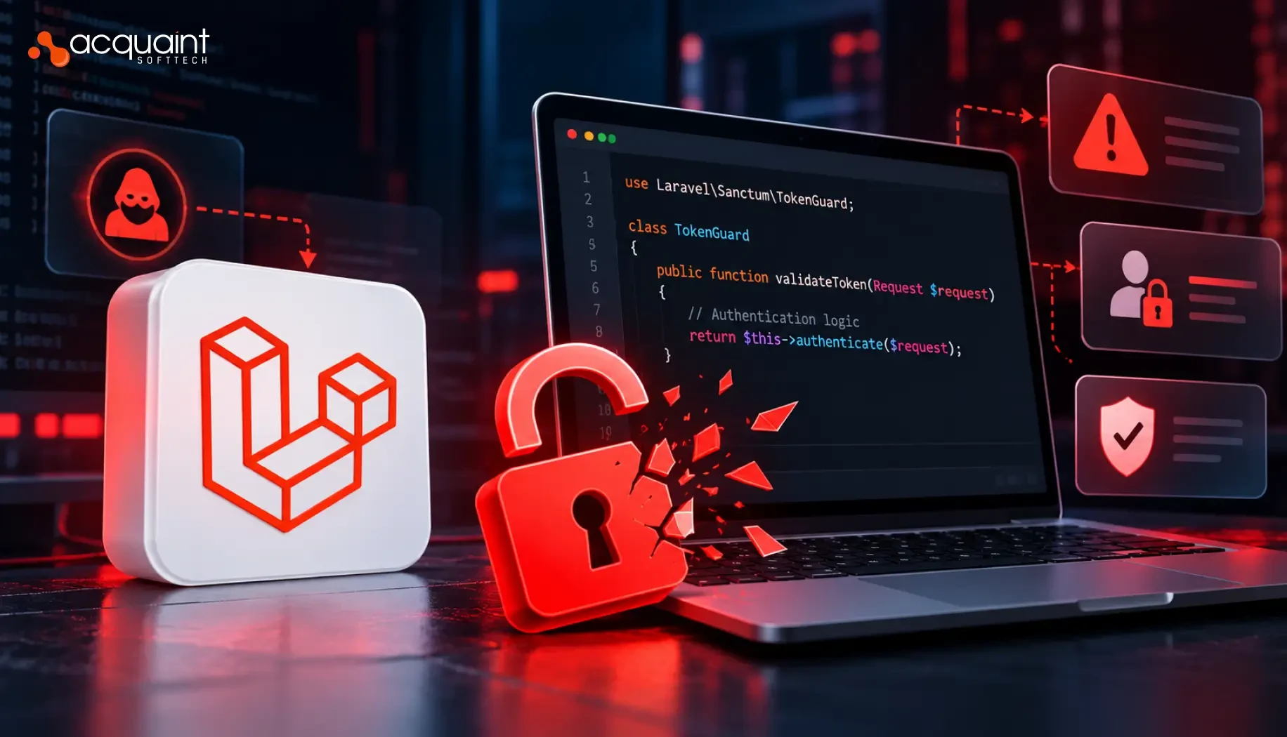 Laravel TokenGuard Auth Bypass Explained: