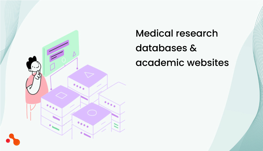 medical research databases and academic websites