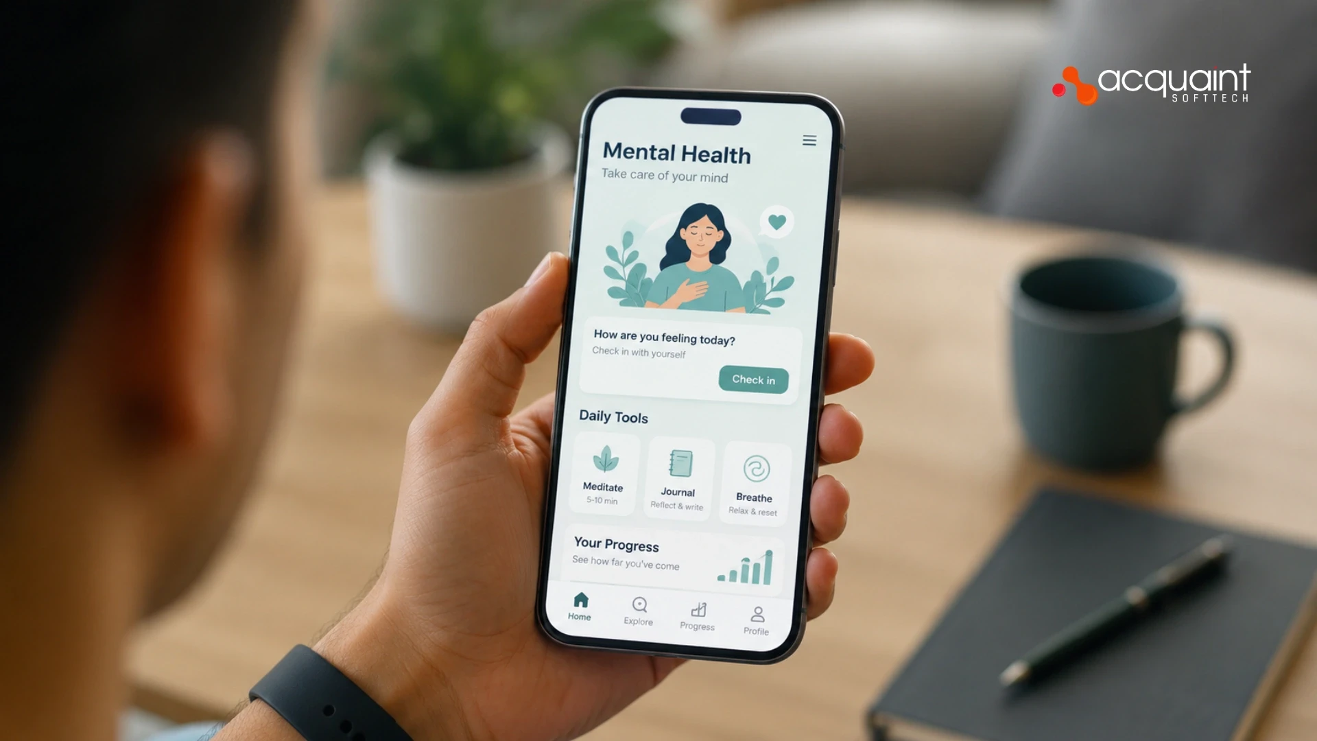 Mental Health App Development: Therapy Matching, Journaling, and Mood Tracking