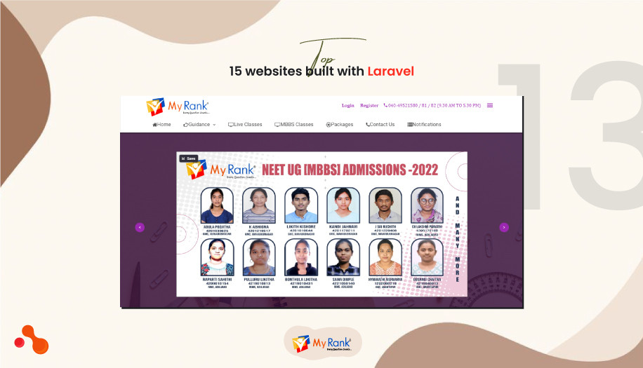 Top 15 websites built with Laravel