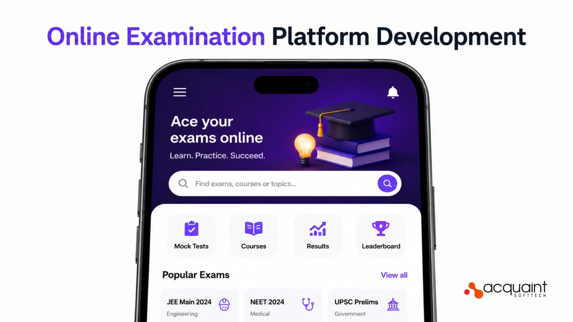 Online Examination Platform: Proctoring & Automated Grading
