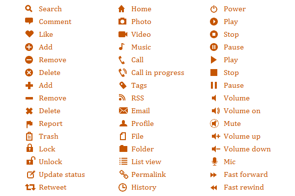 pure Css Gui Icons