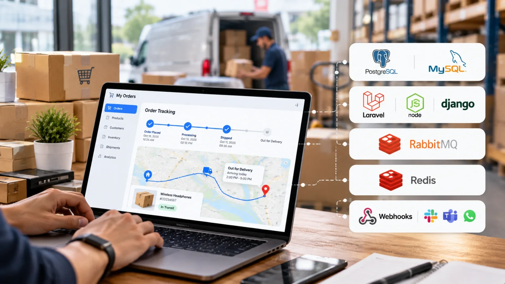 Real-time inventory tech stack