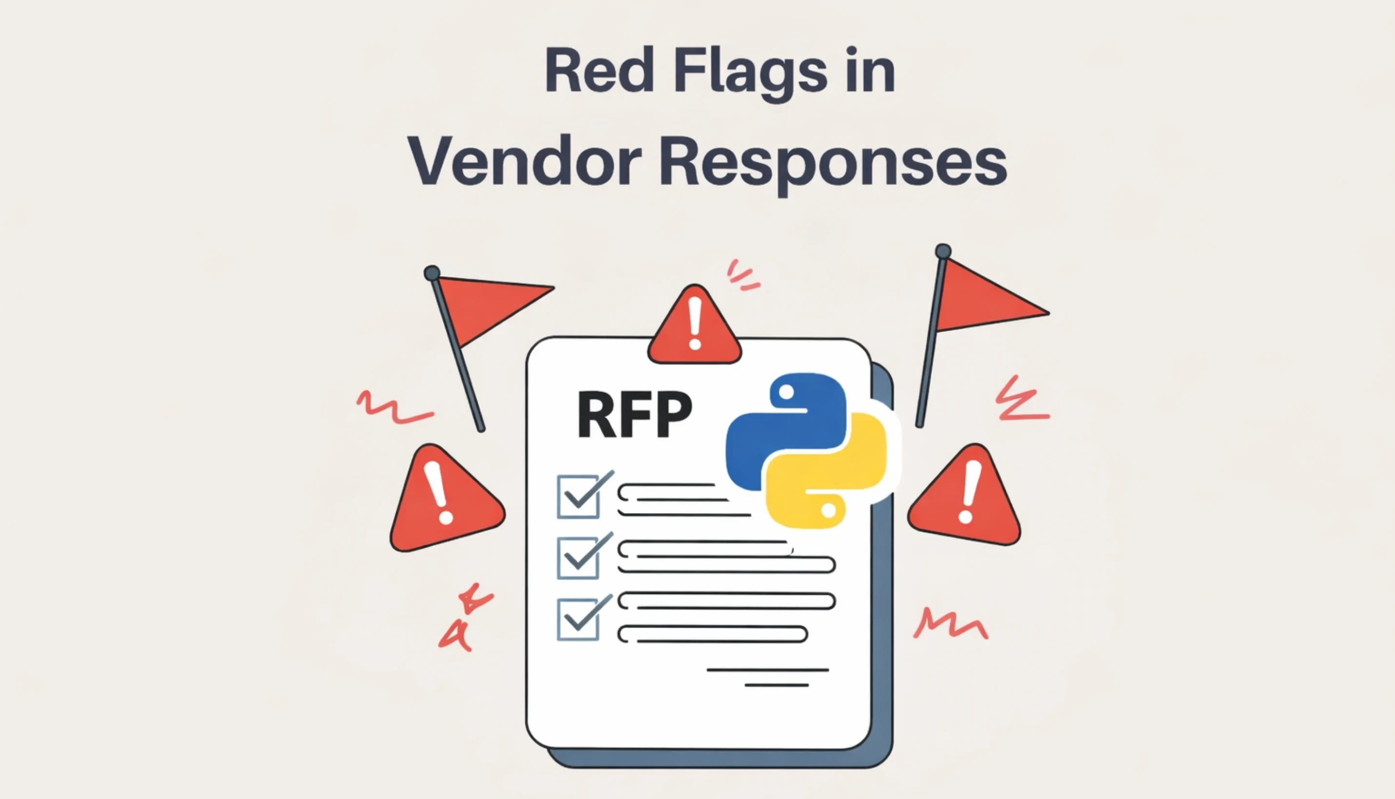 Red Flags in Vendor Responses: What the Proposal Is Actually Telling You