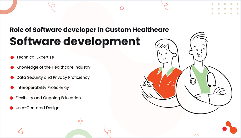 Role of Software developer in Custom Healthcare Software development