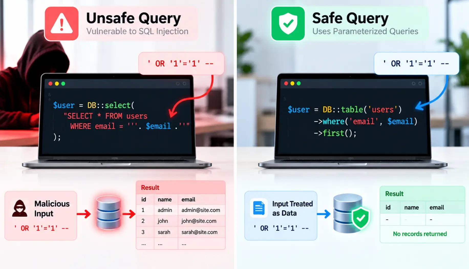 Safe Vs Unsafe Queries