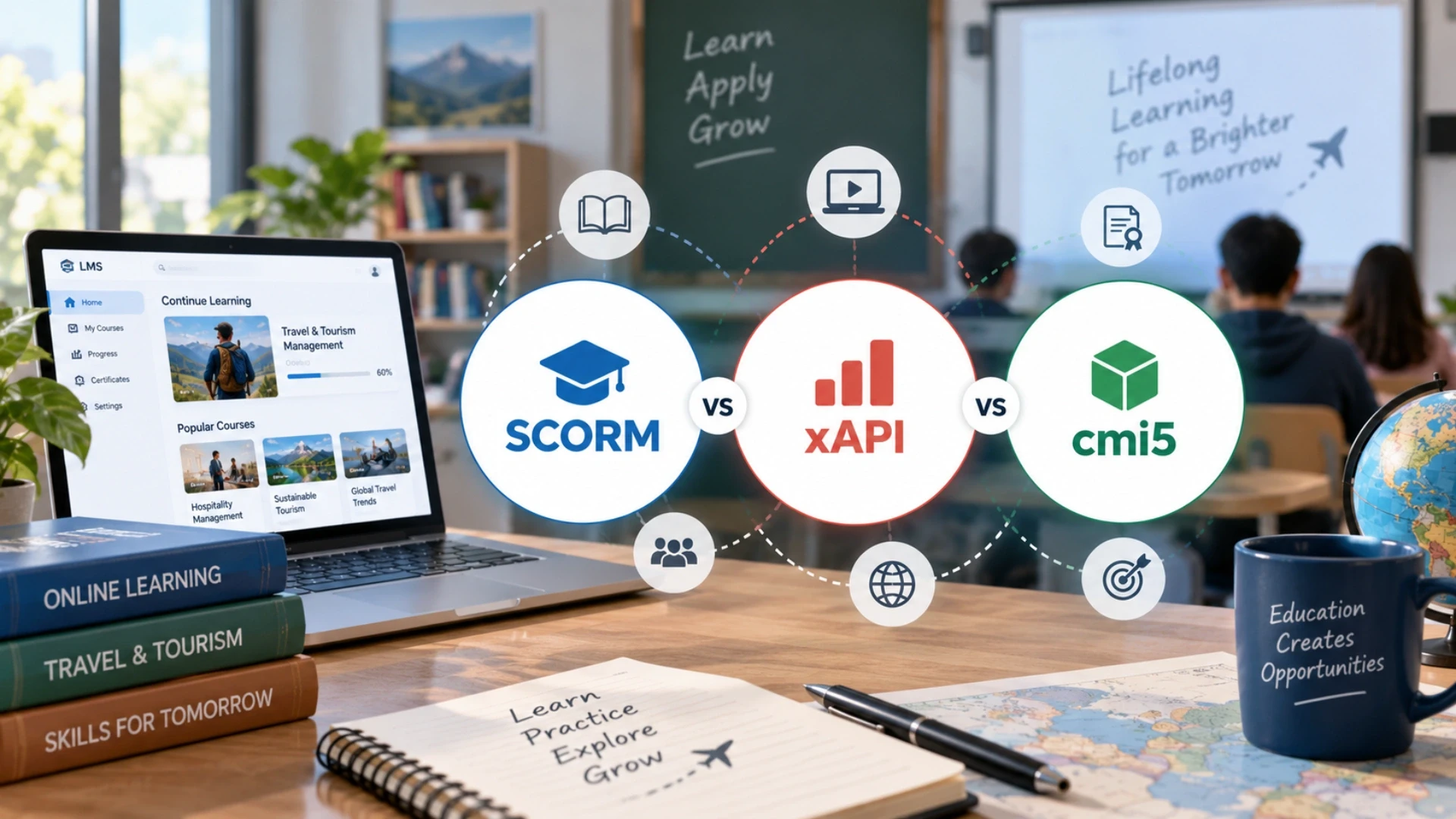 SCORM vs xAPI vs cmi5