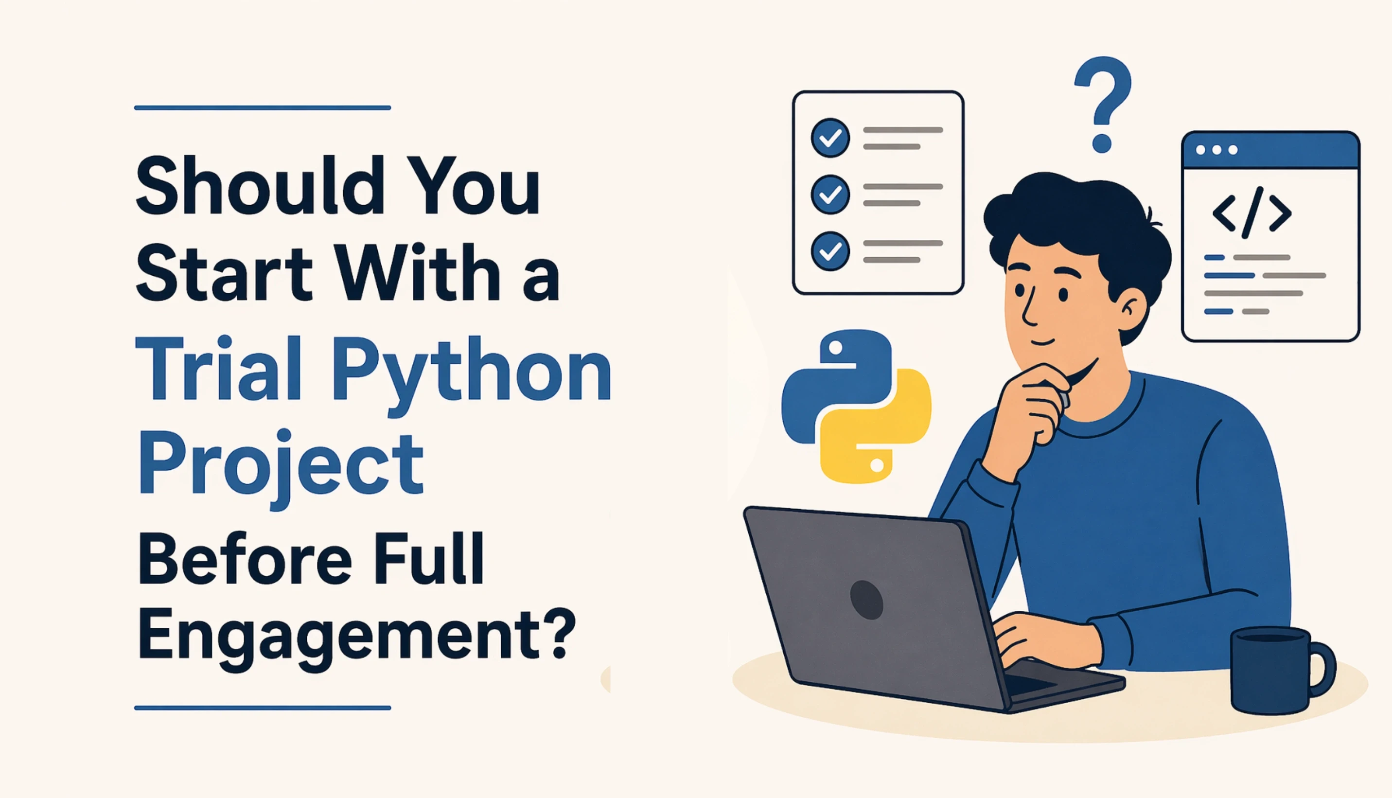 Should You Start With a Trial Python Project Before Full Engagement?
