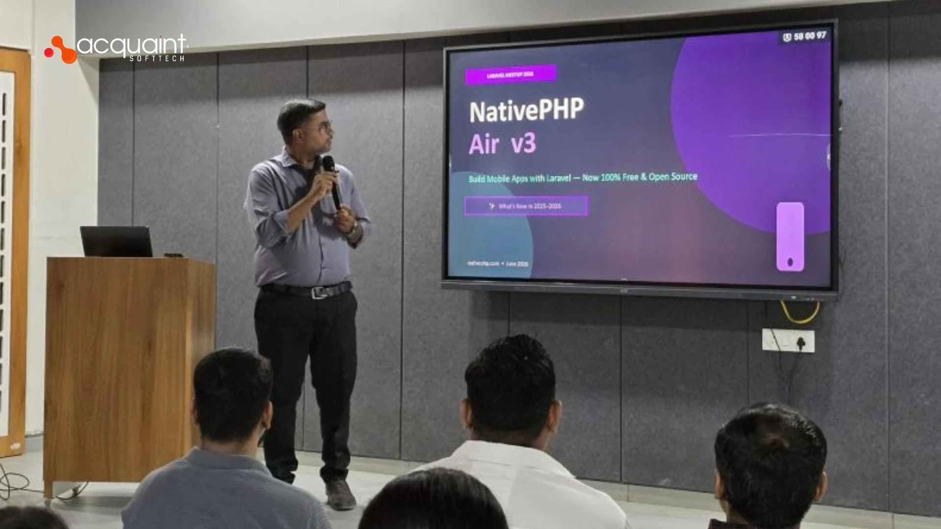 Speaking on NativePHP Air v3 at Laravel Ahmedabad: Building Mobile Apps Without Leaving Laravel