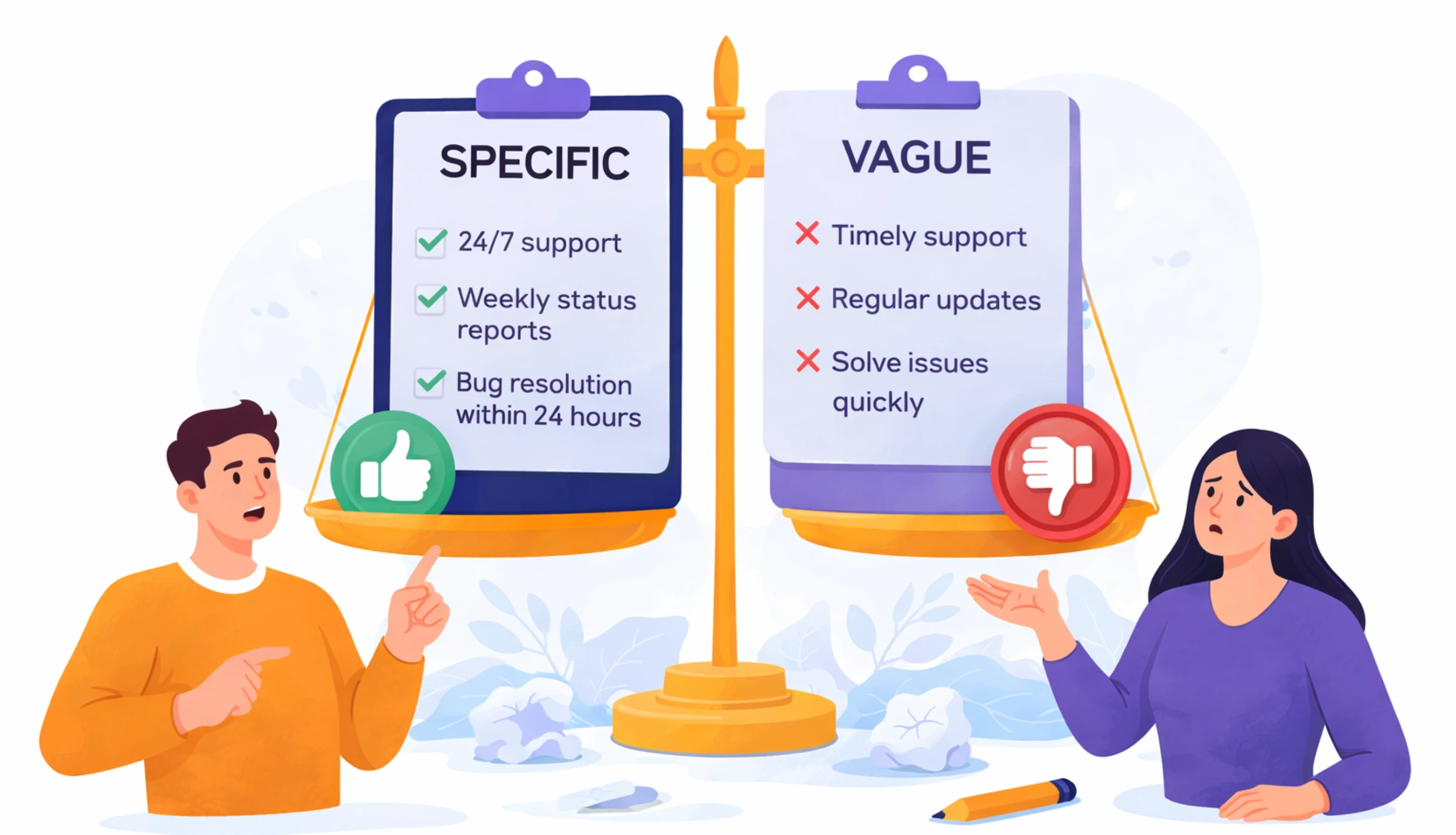 Specific vs Vague: What to Demand and What to Reject