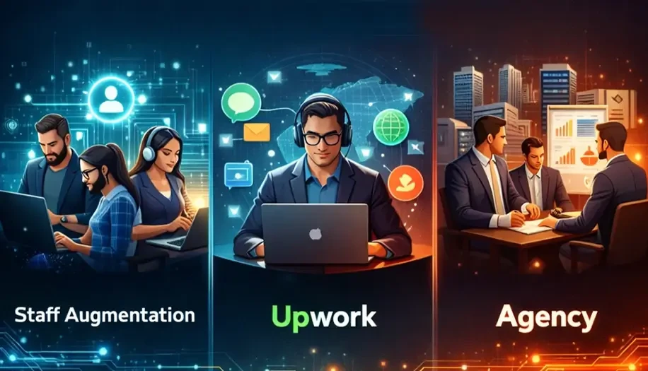 Staff Augmentation vs Upwork vs Agency Real Cost Breakdown for CTO