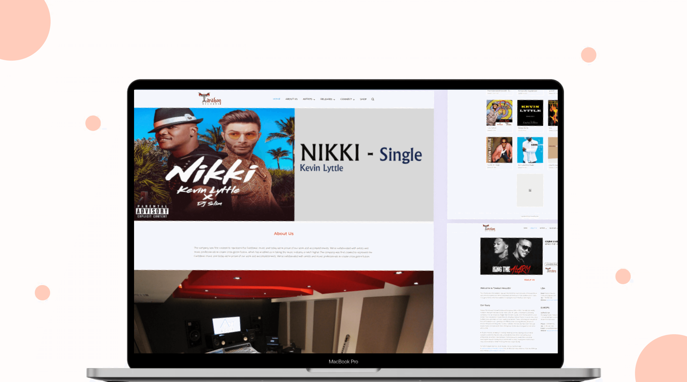 Tarakon records mockup