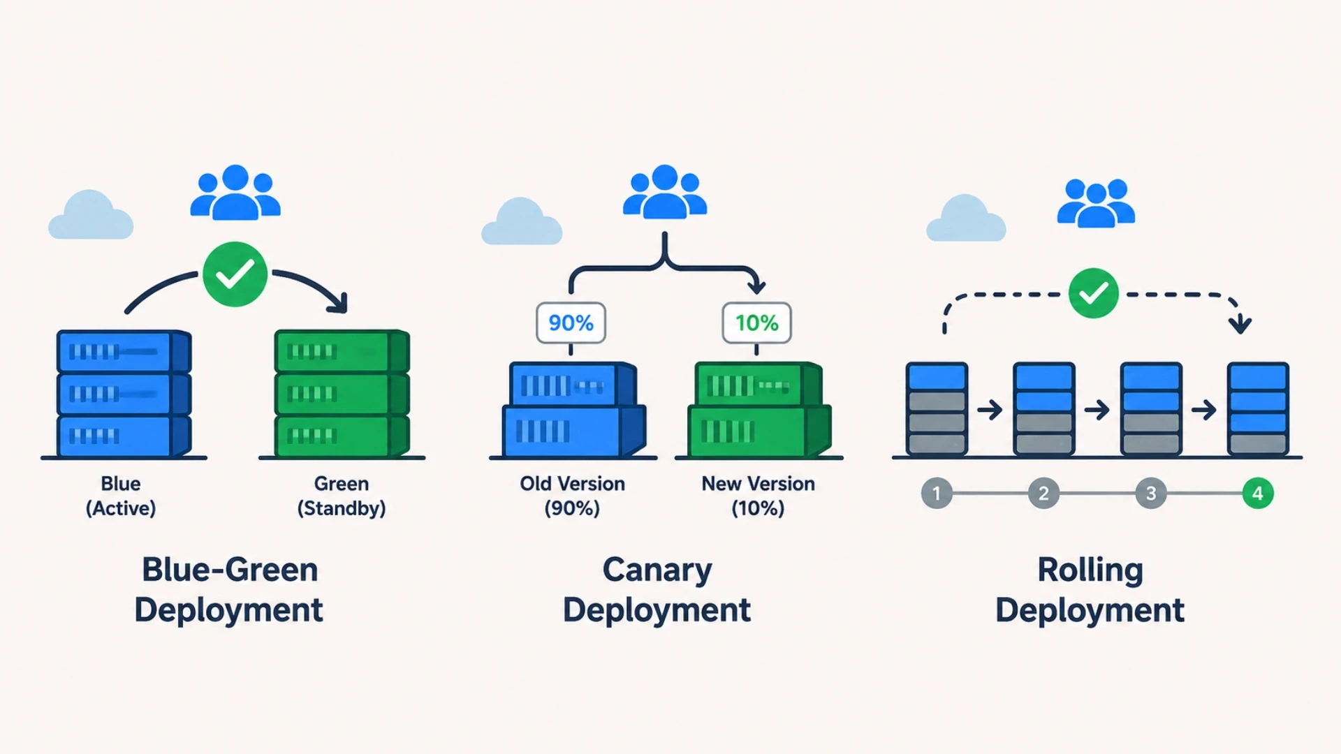 The 3 Zero-Downtime Strategies: Which One a DevOps Engineer Chooses