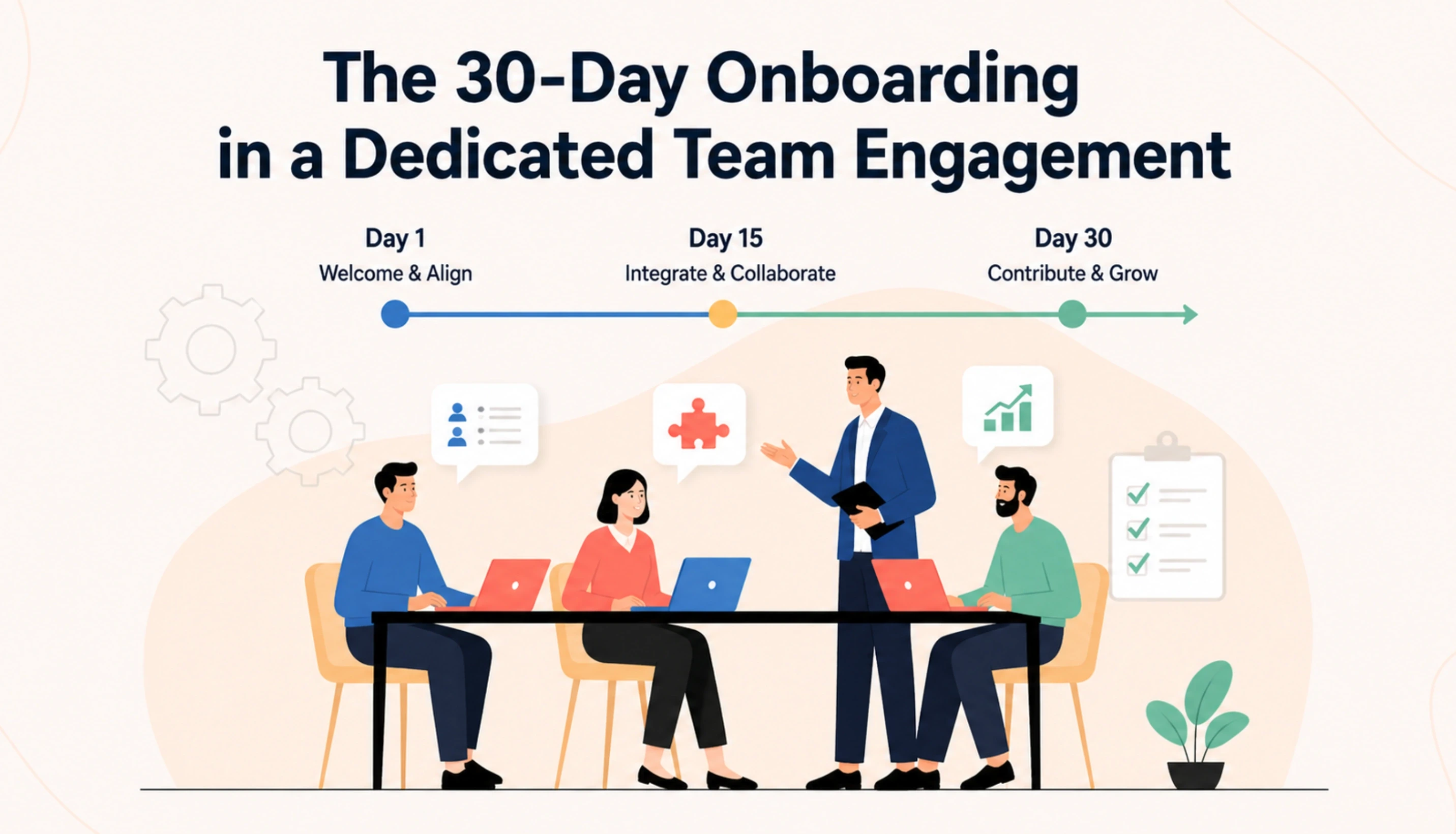 The 30-Day Onboarding in a Dedicated Team Engagement