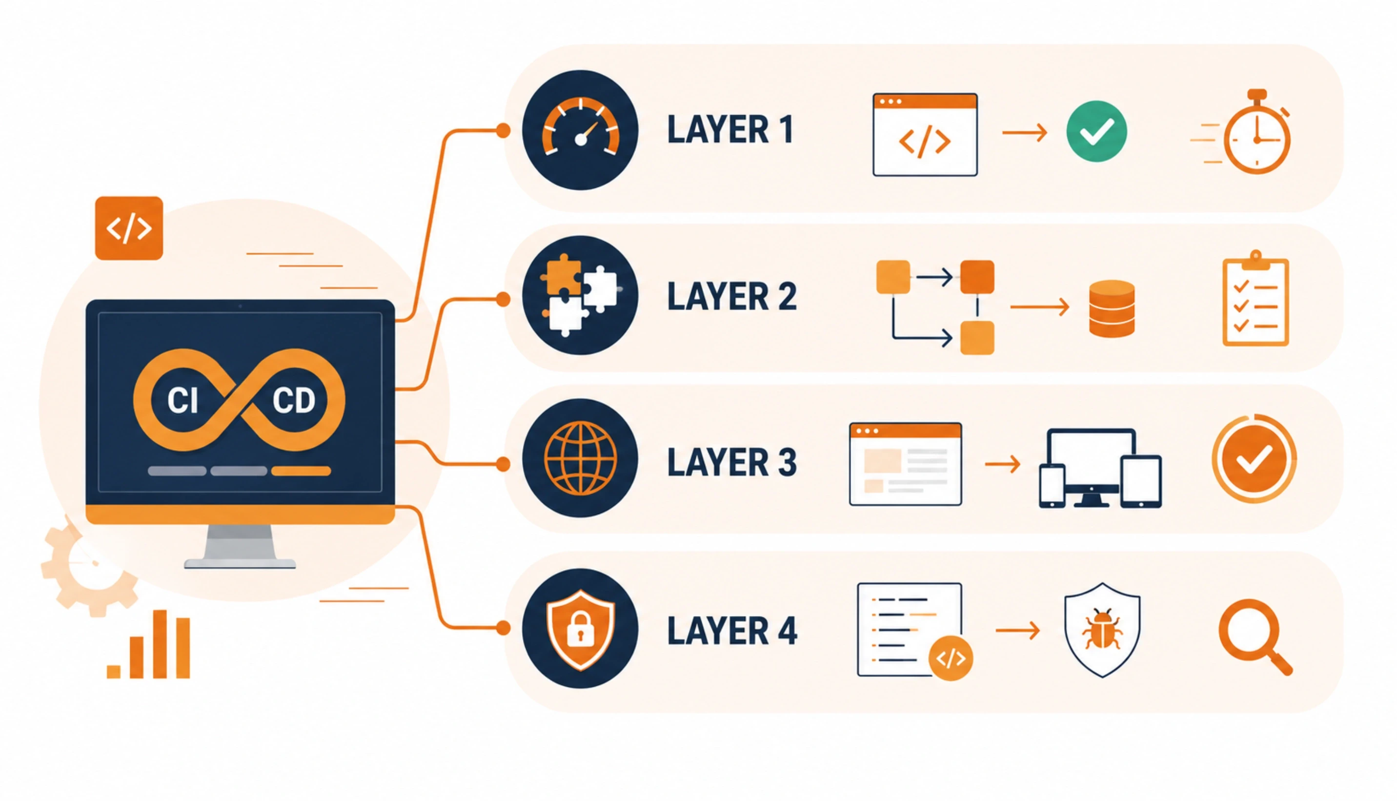 The 4 Testing Layers a DevOps Engineer Integrates