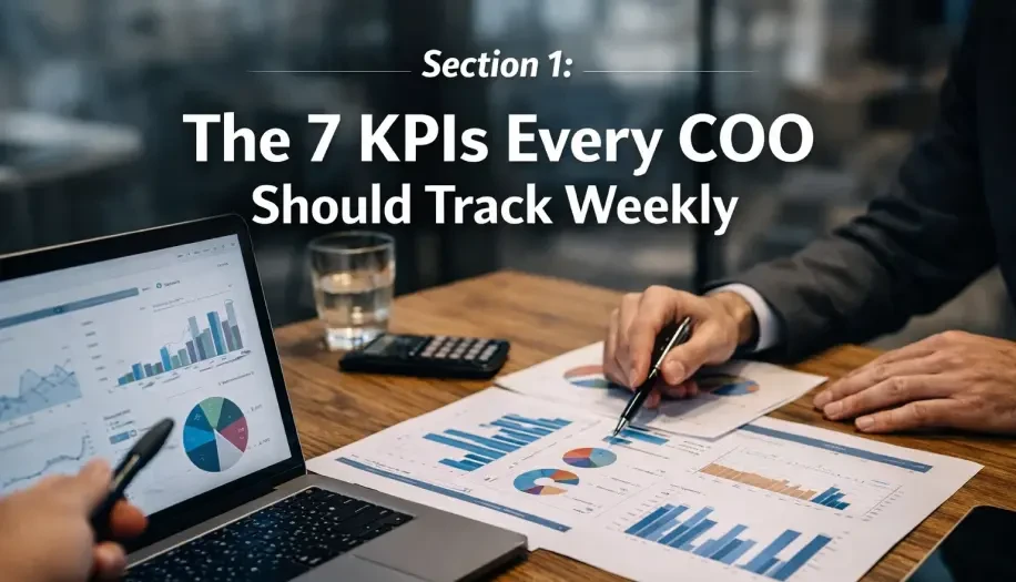 The 7 KPIs Every COO Should Track Weekly